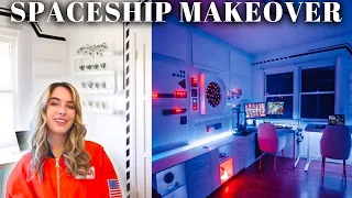 SCI-FI SPACESHIP Room MAKEOVER 🚀✨ DIY & Budget Friendly