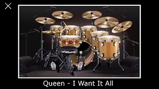 Queen - I Want It All (Virtual Drumming Cover)