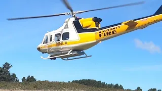 Roban Bell 412 LACoFD Spring flight nose heavy Balance