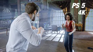 Uncharted 4 PS5 4k 60FPS  Nadine Fight Game play