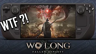 Wo Long Fallen Dynasty on Steam Deck! - You need to see this