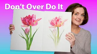 5 Ways to Avoid Overworking a Watercolour Painting