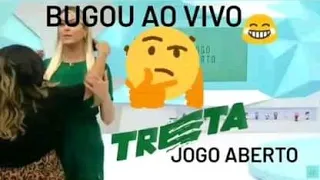 vazou o jogo Aberto ficou bugado e a câmera pegou a Renata fan se recusando a pentiar o cabelo.