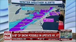 'Bomb Cyclone' To Hit Northeast With Heavy Snow And Strong Winds