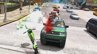 GTA IV - Epic Motorcycle Crashes Ragdolls Ep.9 (Euphoria Physics)