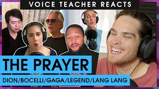 The Prayer - Celine Dion, Andrea Bocelli, Lady Gaga, Lang Lang, John Legend | Voice Teacher Reacts