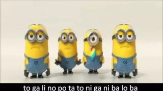 Minions Banana and Potato Song with Subtitled Lyrics   Despicable Me 2 Trailer   YouTube