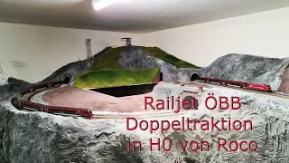 ÖBB Railjet Special - Imposante Doppeltraktion in H0 von Roco