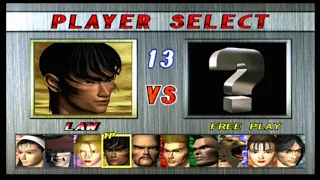 Tekken 2 (PSX) Law - Playthrough (1/2) + Commentary