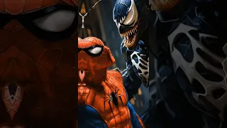 Spiderman vs venom Fight 💥 Spider-Man video 😱 #marvel #avengers #dc #shorts #ai