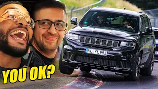 INSANE 707hp Jeep Trackhawk Made Him LOSE HIS MIND!🤯🤣