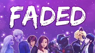 Faded ~ *AMV🌟 Animated Version💫 2021💘 #NonDisney☀️ #Jelsa❄️ #Adrinette🐞 #Jlaire⚔️ #Snowlin🍎