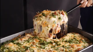 Cheesy Spinach Pasta Bake - Diana Chan