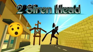 2 Siren Head😯 |Chicken Gun|