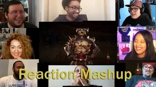 Mortal Kombat 11   Official Shao Kahn Reveal Trailer REACTIONS MASHUP