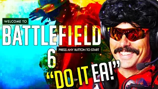 DrDisRespect REACTS To BATTLEFIELD 6 GAMEPLAY Leaks!