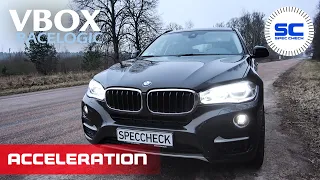 BMW X6 F16 2015 35iX 306Hp 225Kw Acceleration TEST 0-100 0-140 Km/h