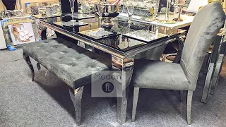 ModernFL | Grey Velvet Dining Chair