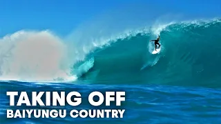 Surfing Huge Barrels In Remote Western Australia's Baiyungu Country | Taking Off