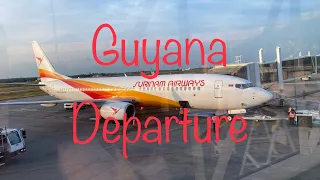 Guyana Airport Departure (September 2023)