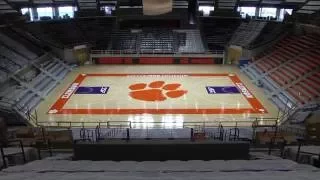 Basketball || Littlejohn Coliseum Court Painting