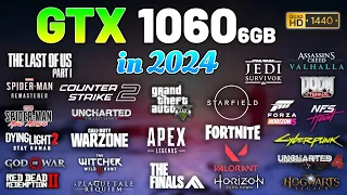 NVIDIA GTX 1060 6GB Test in 26 Games in 2024 - 1440p Gaming