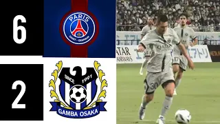 Paris Saint Germain vs Gamba Osaka 6 - 2  full match | all goals