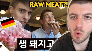 Reaction to Trying RAW PORK in Germany!!!!