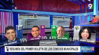 Resumen del primer boletín de los comicios Municipales | Batalla Electoral 2024