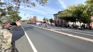 PGHS band on Veterans Day parade 2022