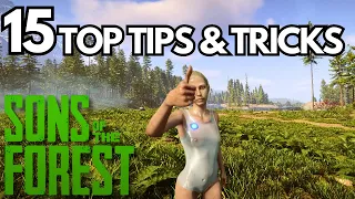 15 MUST KNOW Tips & Tricks For Beginners In Sons of the Forest