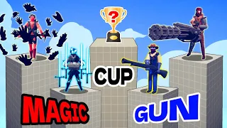 SUPER TOURNAMENT of ALL MAGIC vs ALL GUNNER UNITS | TABS - Totally Accurate Battle Simulator