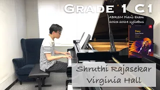Grade 1 C1 | Shruthi Rajasekar - Virginia Hall | ABRSM Piano Exam 2023-2024 | Stephen Fung 🎹