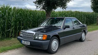 Mercedes 190 D Babybenz Probefahrt