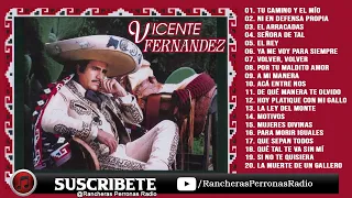 VICENTE FERNÁNDEZ MIX 🔊 20 Corridos Y Rancheras Perronas