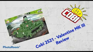 Cobi Valentine Mk3 Tank - Set 2521 - Review and History