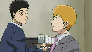Mob Psycho s3 but only when Reigen and Serizawa Interact (flash warning!)