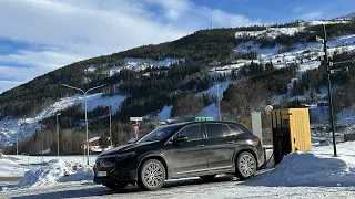 Mercedes EQS SUV Road Trip | 500km across Norway