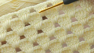 Muy lindo punto✅👌 Super Easy  Crochet Baby Blanket models #crochetbabyblanket #crochet