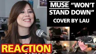 Muse "Won't Stand Down" One Woman Band Cover By Lau | REACTION