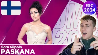 Paskana - Sara Siipola Reaction UMK 2024 🇫🇮 | Finland Eurovision