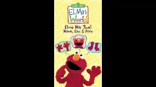 Elmo's World: Elmo Has Two! Hands, Ears & Feet (2004 VHS) (Higher Quality)