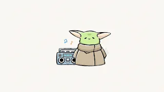 Baby Yoda Radio 🎵 (animated)