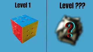 Rubik's cubes from level 1 to level 100