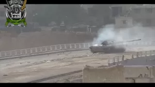 Cирия,танк T-72,попадание