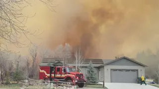 Eagle County fire came within yards of neighborhoods