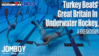 Turkey beats Great Britain in underwater hockey, a breakdown