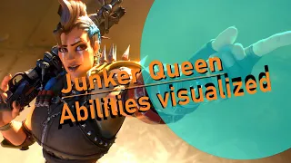 Junker Queen Visualized - Weapon spread, falloff, ability hitboxes, damage, EVERYTHING, probably!