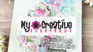 Poupees Japonaise - process video - My Creative Scrapbook - August Limited Edition Kit