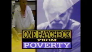 CNN Presents One Paycheck From Poverty 4-10-1994 (with original commercials)